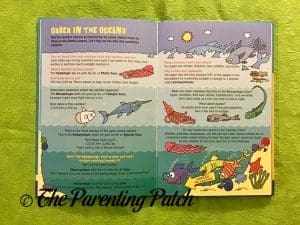 Inside Pages of '100 Questions About Oceans' 3