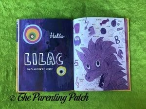 Inside Pages of 'Hello Lilac - Good Morning, Yellow: Colors and First Words' 3