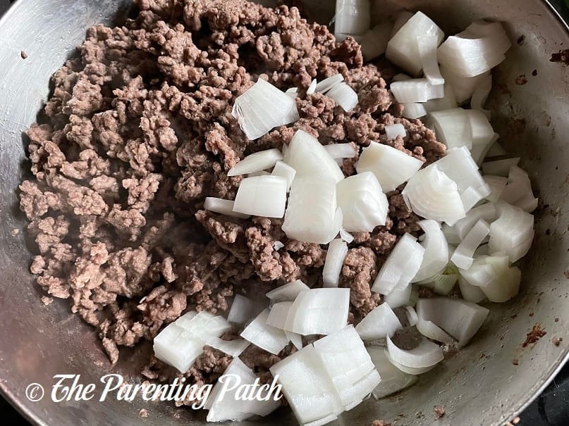 Onions for Tater Tot Casserole