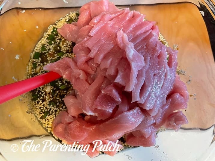 Marinating the Pork for Bulgogi