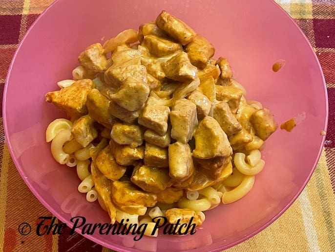 Serving the Creamy Paprika Pork