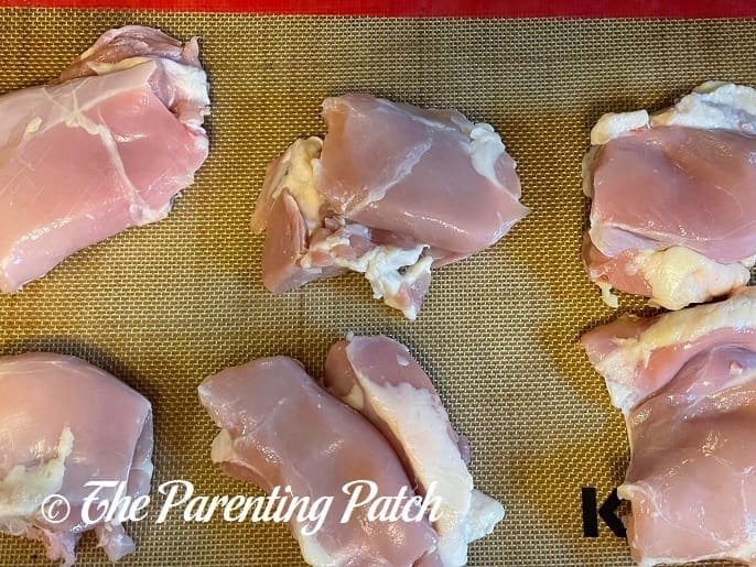 Chicken for Maple-Roasted Pecan Chicken with Carrots and Brussels Sprouts Sheet Pan Meal 