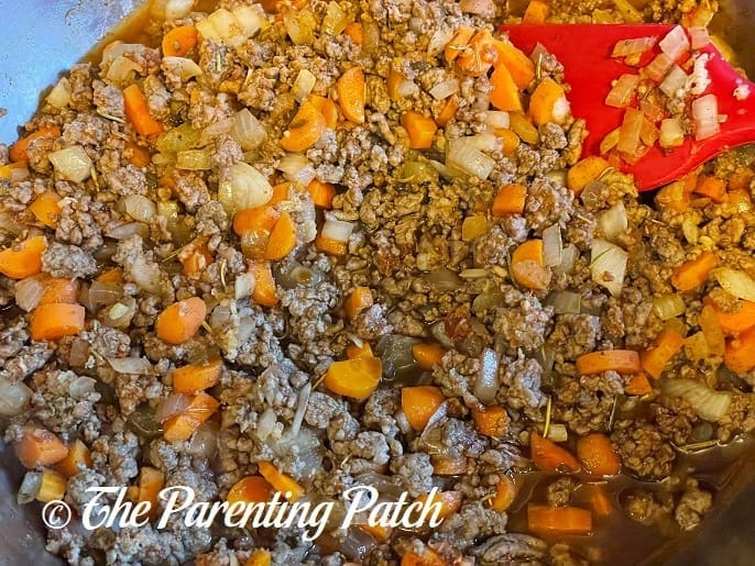 Meat Mixture for Sweet Potato Shepherd's Pie 