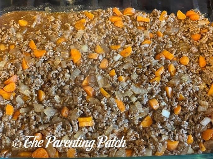 Meat Mixture for Sweet Potato Shepherd's Pie 