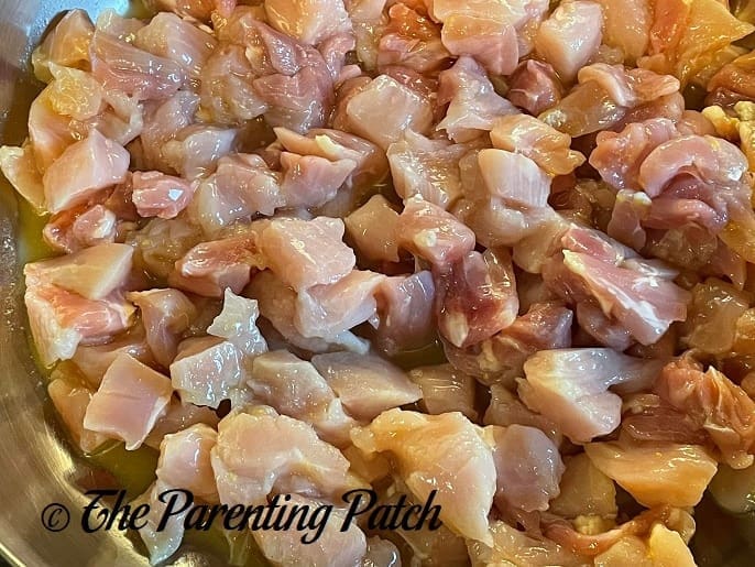 Uncooked Chicken for Pistachio Chicken 