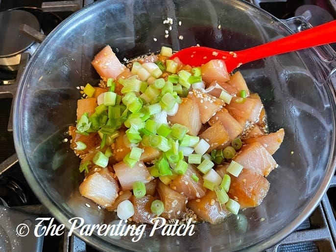 Green Onions for Sesame Teriyaki Mahi-Mahi