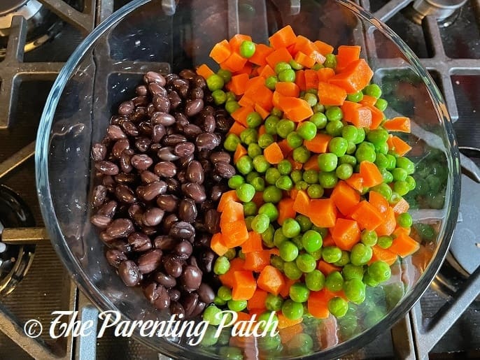 Beans, Peas, and Carrots for Sesame Teriyaki Mahi-Mahi