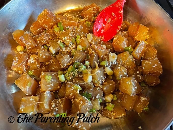 Raw Fish for Sesame Teriyaki Mahi-Mahi 