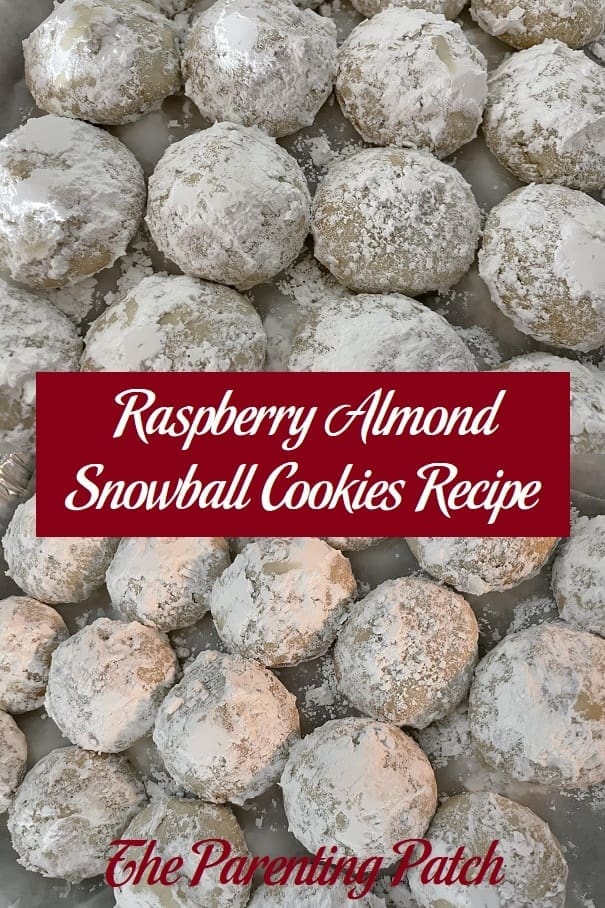 Raspberry Almond Snowball Cookies Recipe