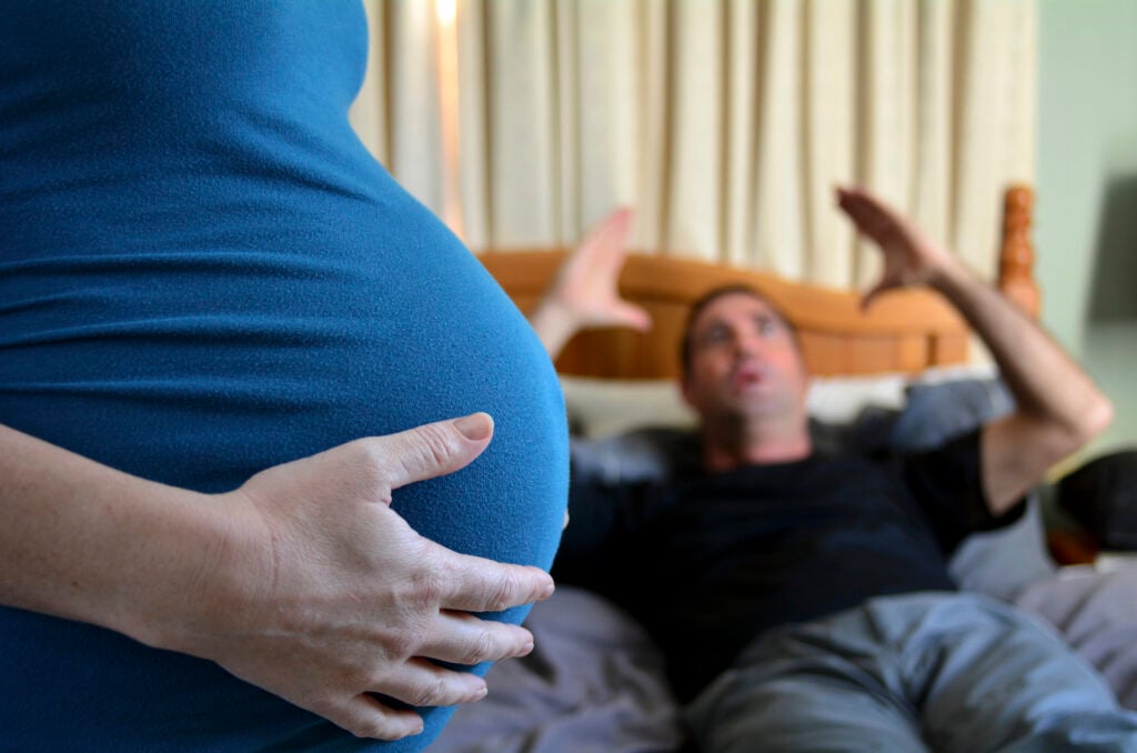 Pregnant woman family issue