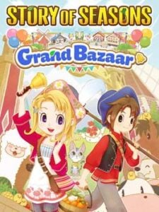 Story of Seasons: Grand Bazaar (2025) - Vertical Video Game Poster