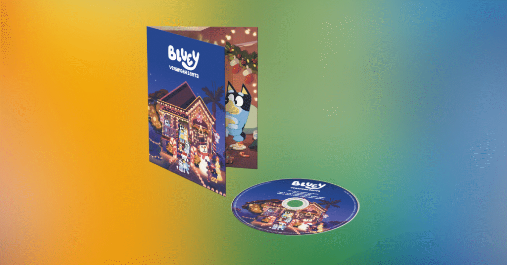 Bluey Verandah Santa CD