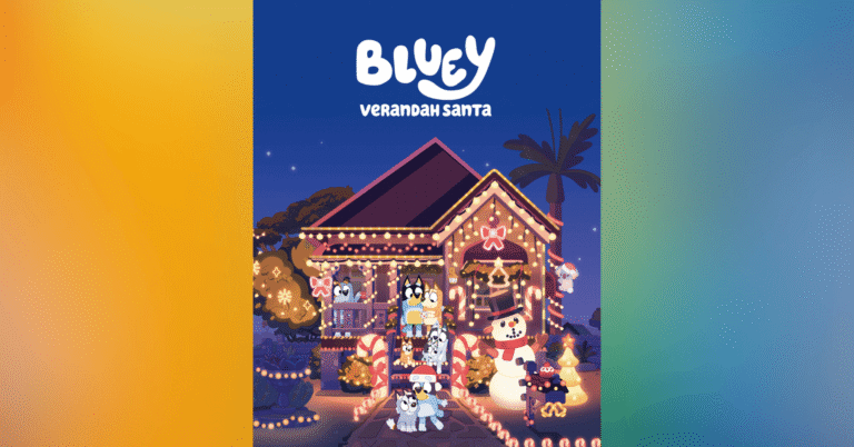 Bluey Verandah Santa Music